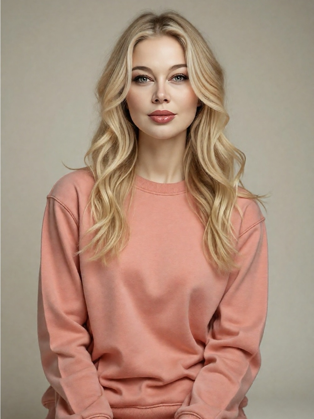 George Dusty Rose Crewneck Sweater